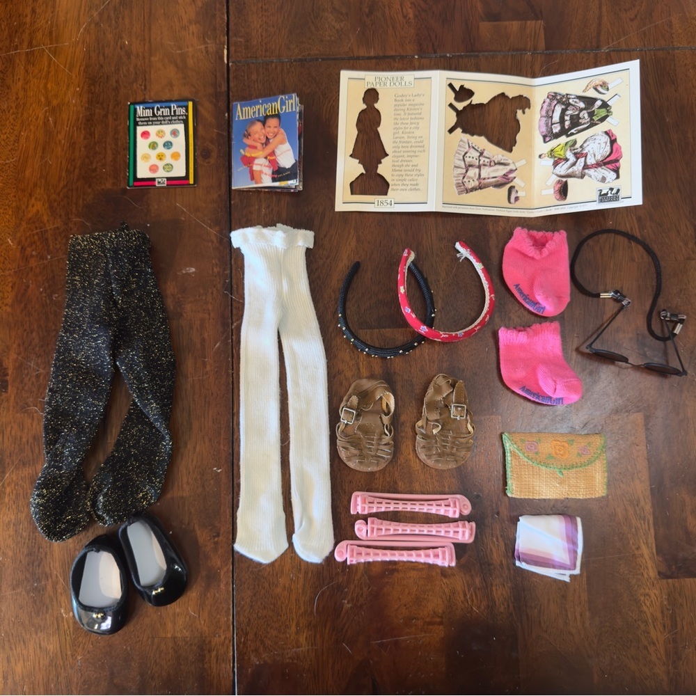 Rare Vintage American Girl Doll Accessories Set